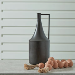 Diamond Furniture - Ashley Furniture - Zainforth Vase - Vase / Distressed Brown - A2000694