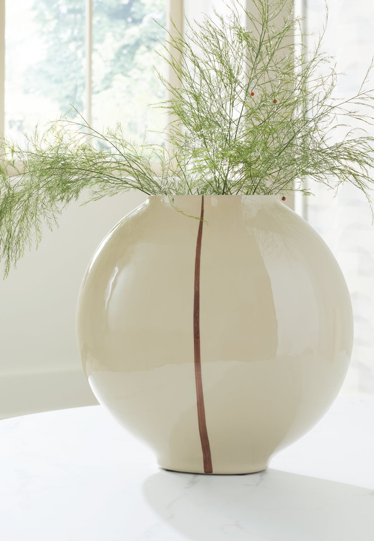 Diamond Furniture - Ashley Furniture - Sheabourne Vase - Vase / Cream - A2000702