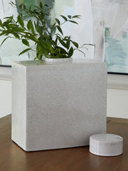Diamond Furniture - Ashley Furniture - Haddworth Jar - Jar / Antique White - A2000780