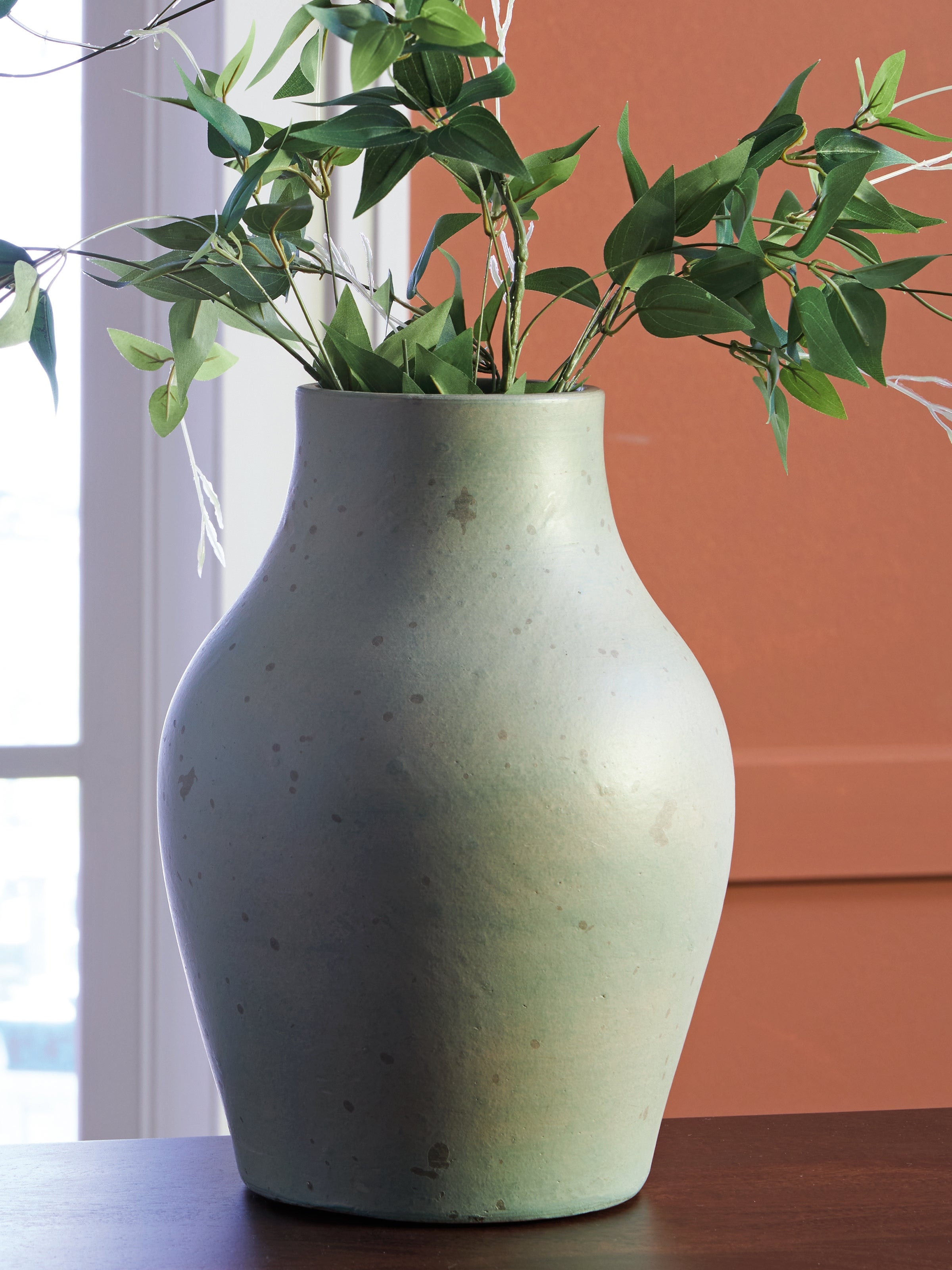 Diamond Furniture - Ashley Furniture - Baychester Vase - Vase / Antique Green - A2000806