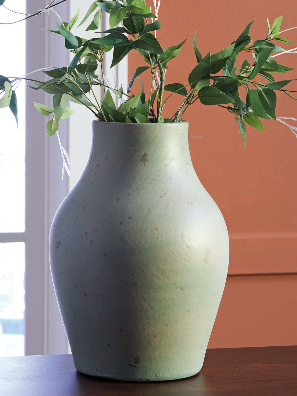 Diamond Furniture - Ashley Furniture - Baychester Vase - Vase / Antique Green - A2000806