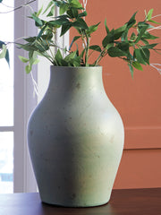 Diamond Furniture - Ashley Furniture - Baychester Vase - Vase / Antique Green - A2000806