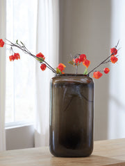 Diamond Furniture - Ashley Furniture - Sumner Vase - Vase / Gray/Gold Finish - A2000812