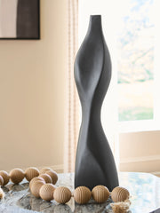 Diamond Furniture - Ashley Furniture - Judsen Vase - Vase / Black - A2000836