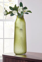 Diamond Furniture - Ashley Furniture - Scottyard Vase - Vase / Olive Green - A2900009