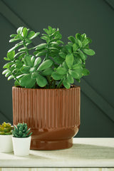 Diamond Furniture - Ashley Furniture - Avalyah Vase - Vase (2/CS) / Burnt Umber - A2900021