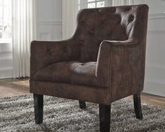 Diamond Furniture - Ashley Furniture - Drakelle Accent Chair - Accent Chair / Mahogany - A3000051