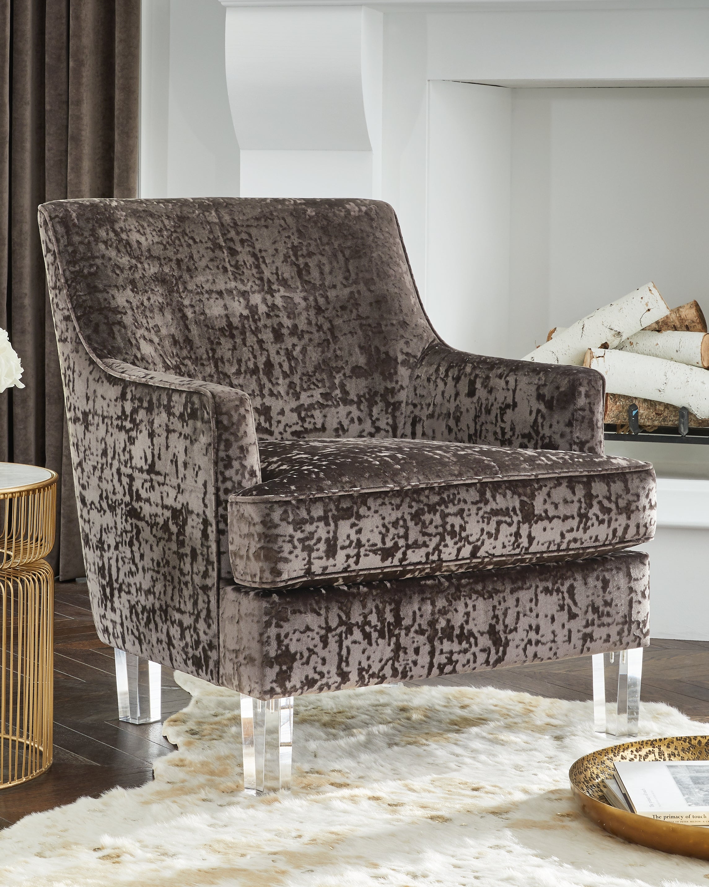Diamond Furniture - Ashley Furniture - Gloriann Accent Chair - Accent Chair / Lagoon - A3000103