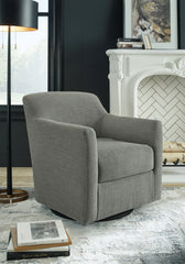 Diamond Furniture - Ashley Furniture - Bradney Swivel Accent Chair - Swivel Accent Chair / Tumbleweed - A3000323