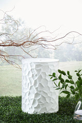 Diamond Furniture - Ashley Furniture - Jungrove Stool - Stool / White - A3000633