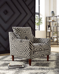 Diamond Furniture - Ashley Furniture - Morrilton Next-Gen Nuvella Accent Chair - Accent Chair / Natural/Charcoal - A3000641
