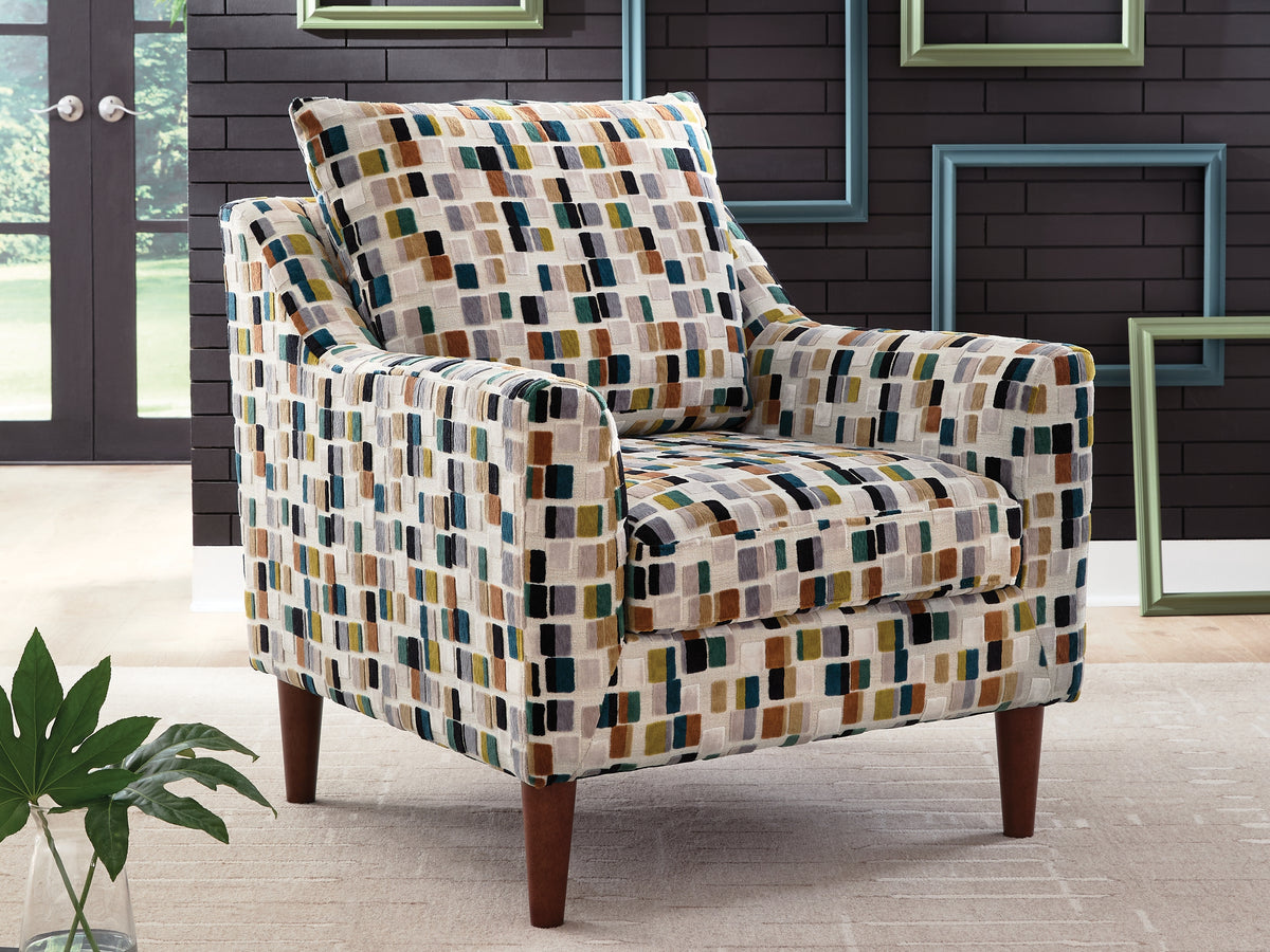 Diamond Furniture - Ashley Furniture - Fenna Accent Chair - Accent Chair / Multi - A3000749