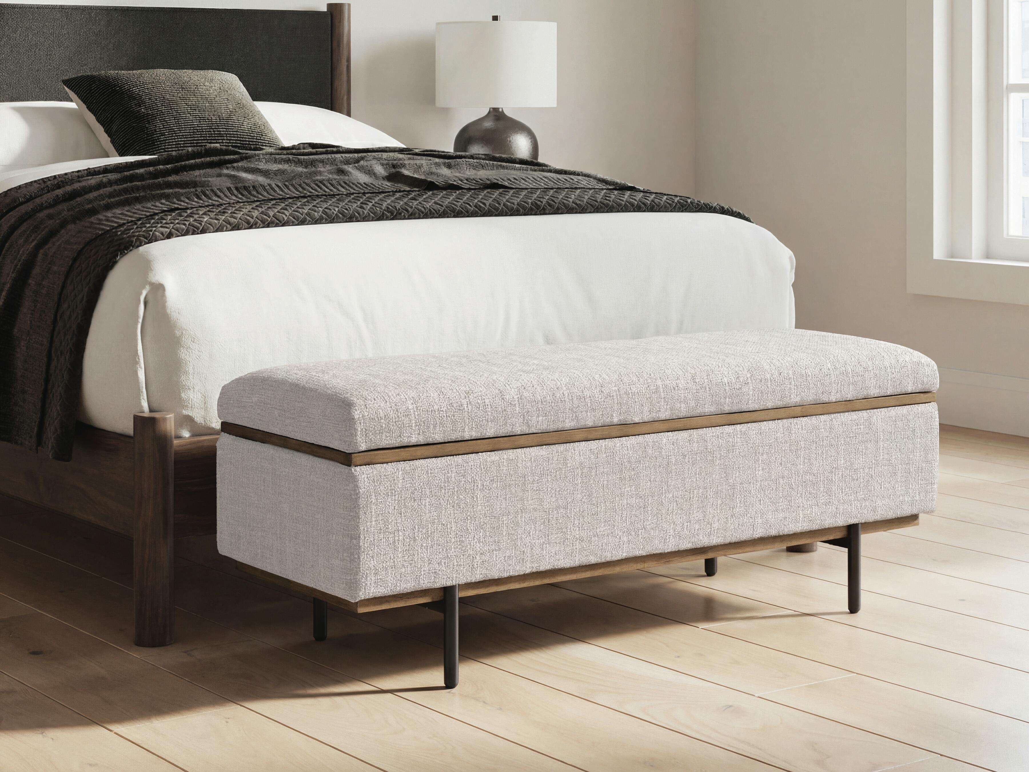 Diamond Furniture - Ashley Furniture - Dettaford Next-Gen Nuvella Storage Bench - Storage Bench - A3000848