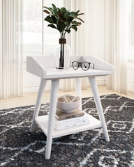 Diamond Furniture - Ashley Furniture - Blariden Accent Table - Accent Table / White - A4000367