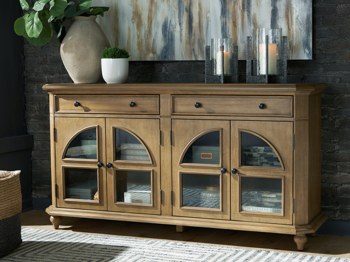 Diamond Furniture - Ashley Furniture - Barlomore Accent Cabinet - Accent Cabinet / Brown - A4000597