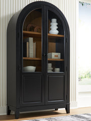 Diamond Furniture - Ashley Furniture - Dagandale Accent Cabinet - Accent Cabinet / Natural/Black - A4000705