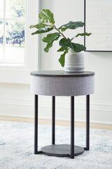 Diamond Furniture - Ashley Furniture - Sethlen Accent Table with Speaker - Accent Table with Speaker / Gray/Black - A4000641