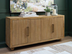 Diamond Furniture - Ashley Furniture - Niam Accent Cabinet - Accent Cabinet / Light Antique Beige - A4000684
