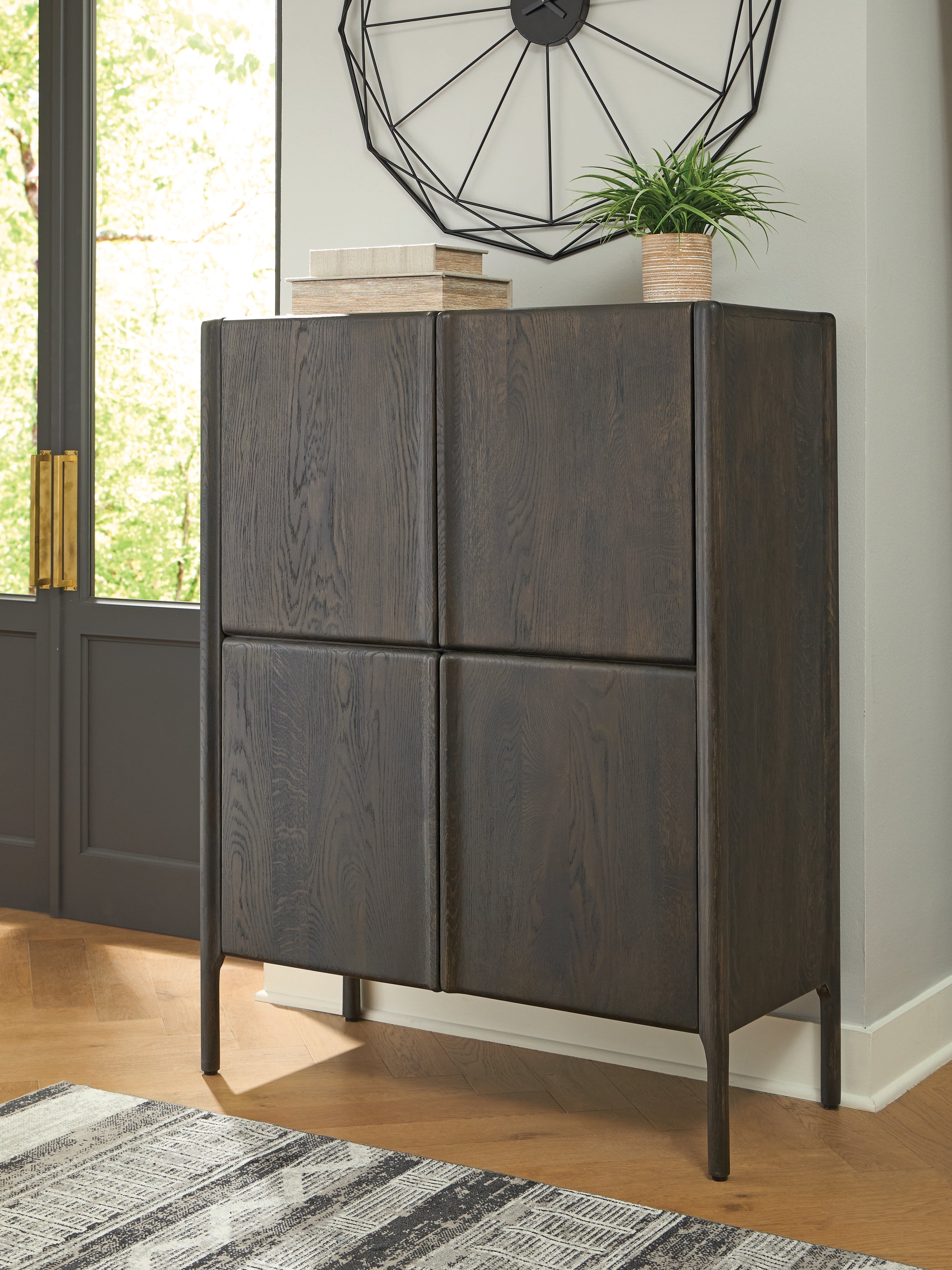 Diamond Furniture - Ashley Furniture - Orsonal Accent Cabinet - Accent Cabinet / Espresso Brown - A4000686