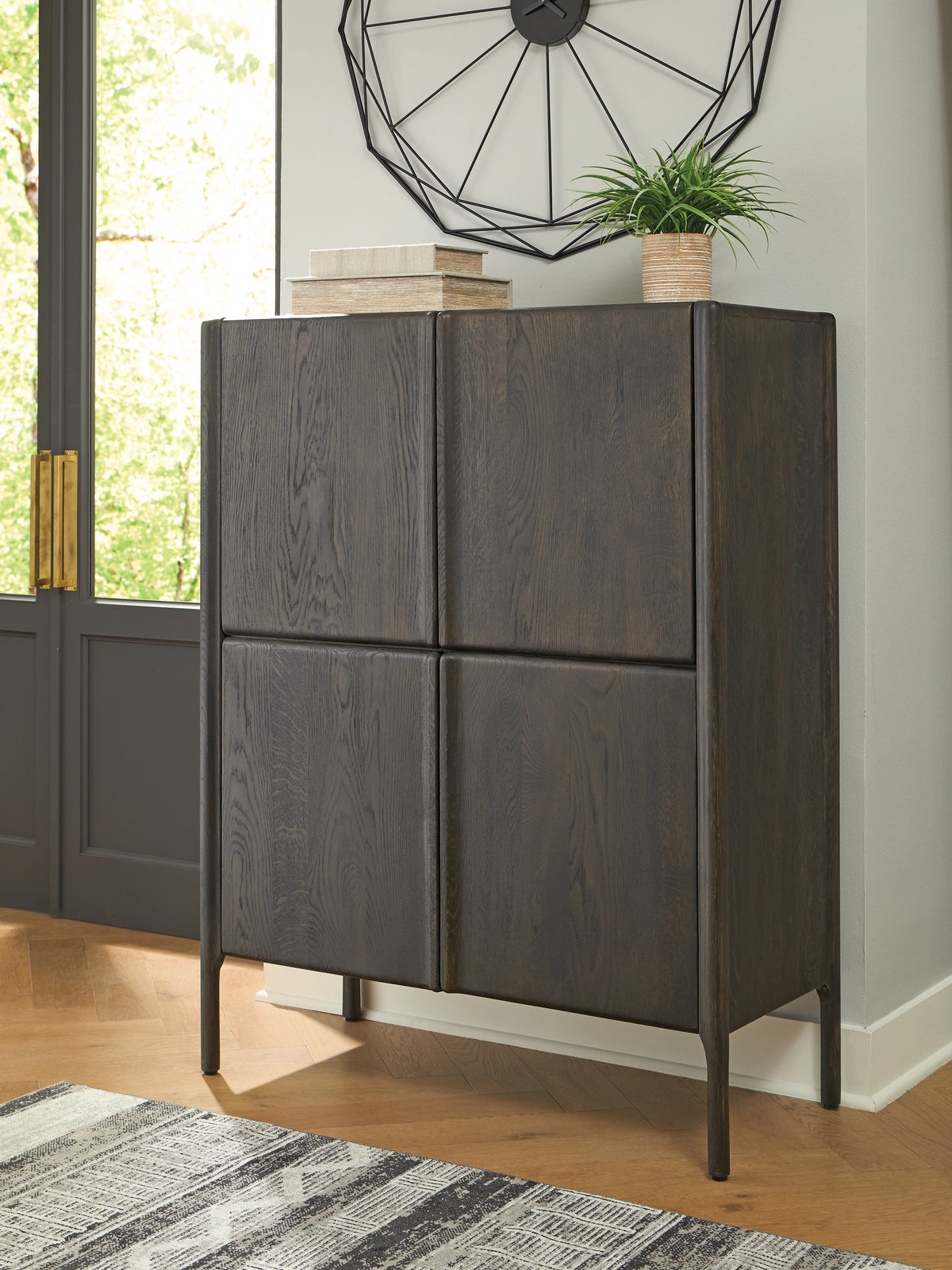 Diamond Furniture - Ashley Furniture - Orsonal Accent Cabinet - Accent Cabinet / Espresso Brown - A4000686