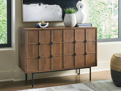 Diamond Furniture - Ashley Furniture - Juddins Accent Cabinet - Accent Cabinet / Brown - A4000692