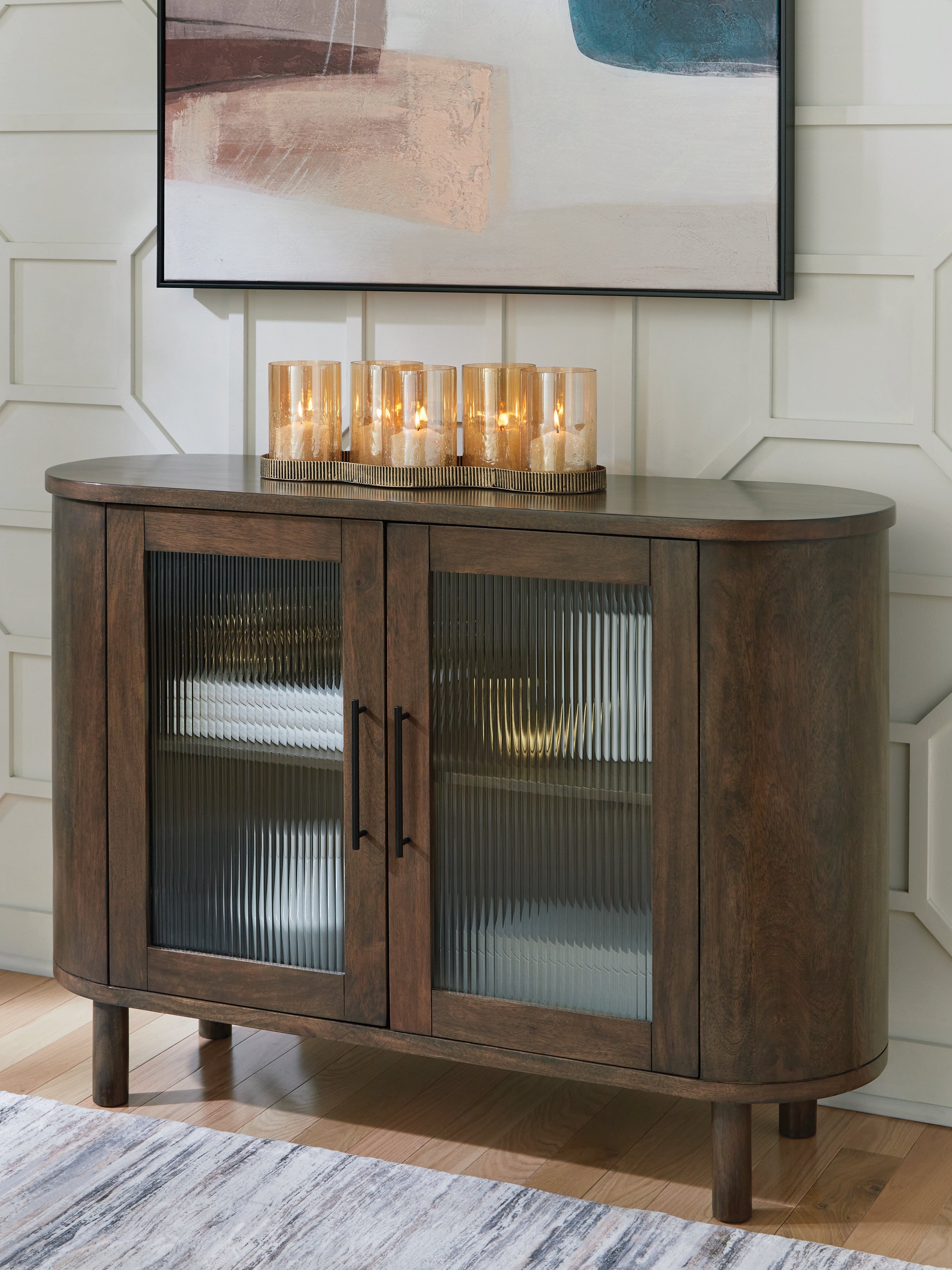Diamond Furniture - Ashley Furniture - Mayridge Accent Cabinet - Accent Cabinet / Medium Brown - A4000694
