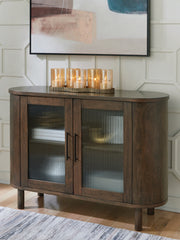 Diamond Furniture - Ashley Furniture - Mayridge Accent Cabinet - Accent Cabinet / Medium Brown - A4000694