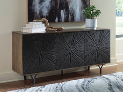Diamond Furniture - Ashley Furniture - Lavinmont Accent Cabinet - Accent Cabinet / Multi Brown - A4000710