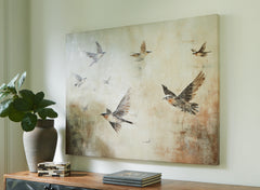 Diamond Furniture - Ashley Furniture - Collmund Wall Decor - Wall Art / Gray/Brown - A8000413