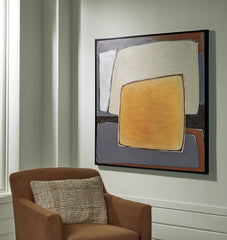 Diamond Furniture - Ashley Furniture - Actman Wall Decor - Wall Art / Cream/Brown/Gray - A8000428