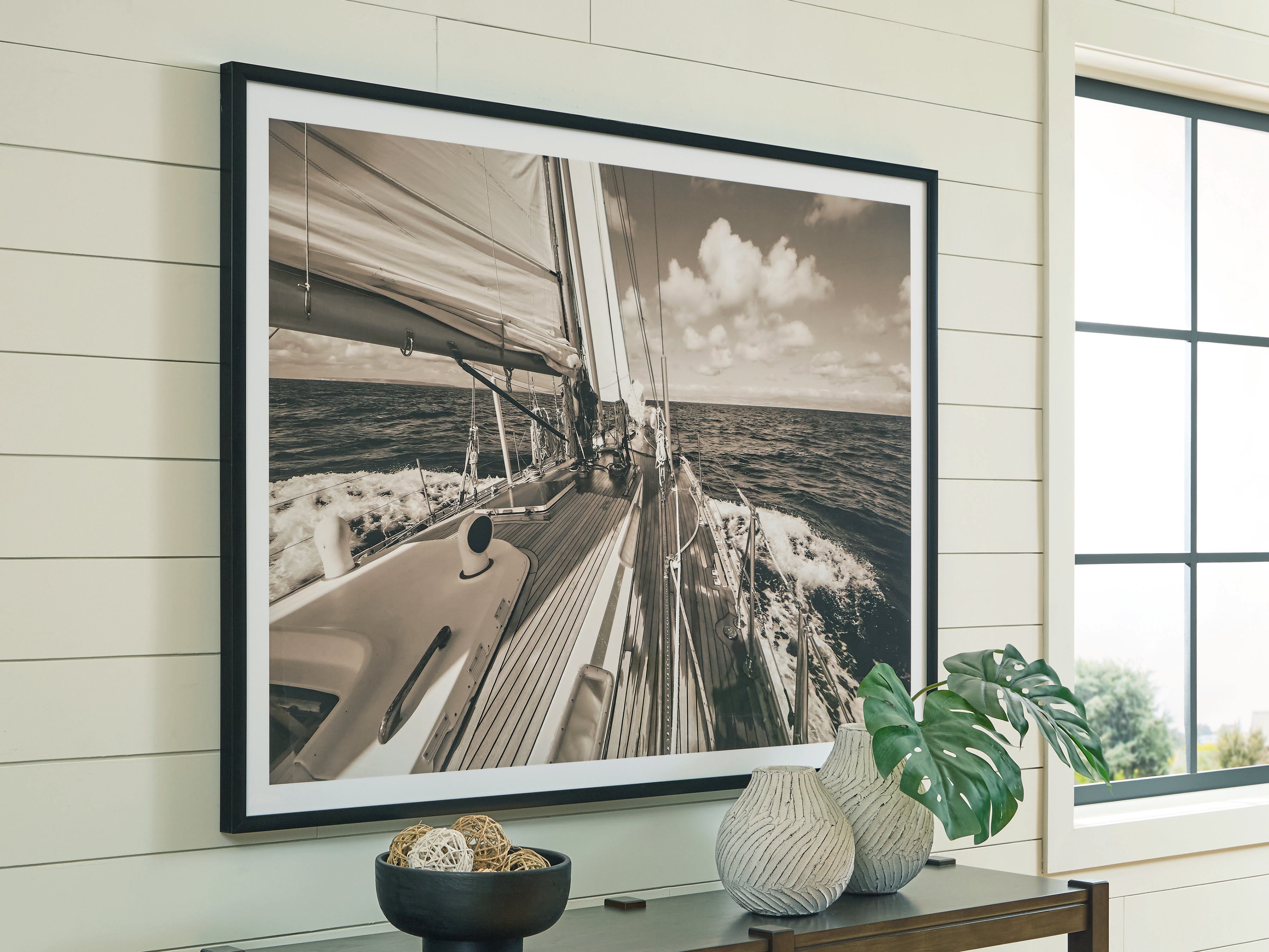 Diamond Furniture - Ashley Furniture - Arlanford Wall Decor - Wall Art / Sepia - A8000505