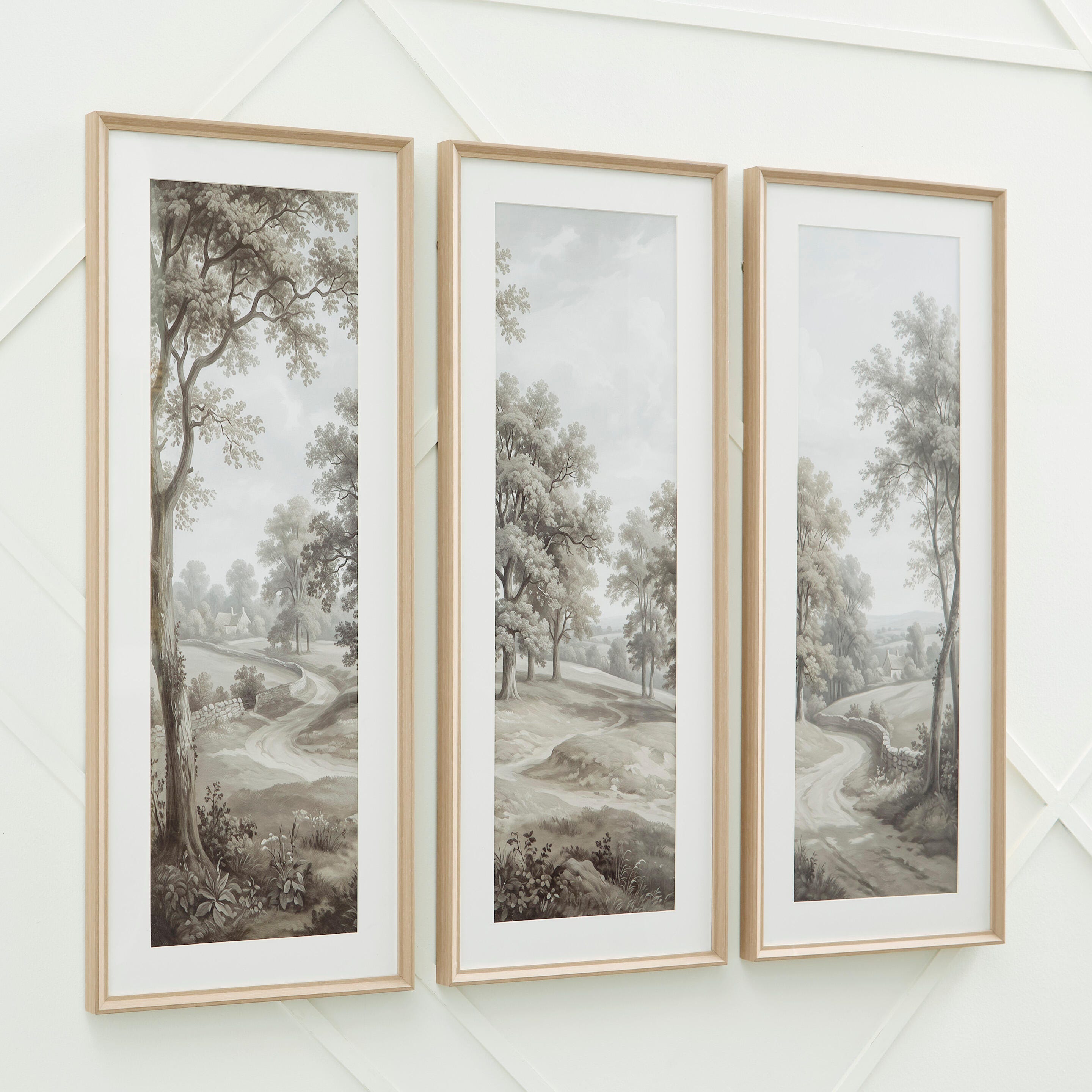 Diamond Furniture - Ashley Furniture - Dixonburg Wall Art (Set of 3) - Wall Art Set (3/CN) - A8000562