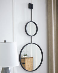 Diamond Furniture - Ashley Furniture - Brewer Mirror - Accent Mirror / Black - A8010166