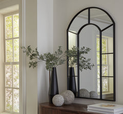 Diamond Furniture - Ashley Furniture - Evengton Mirror - Accent Mirror / Black - A8010319