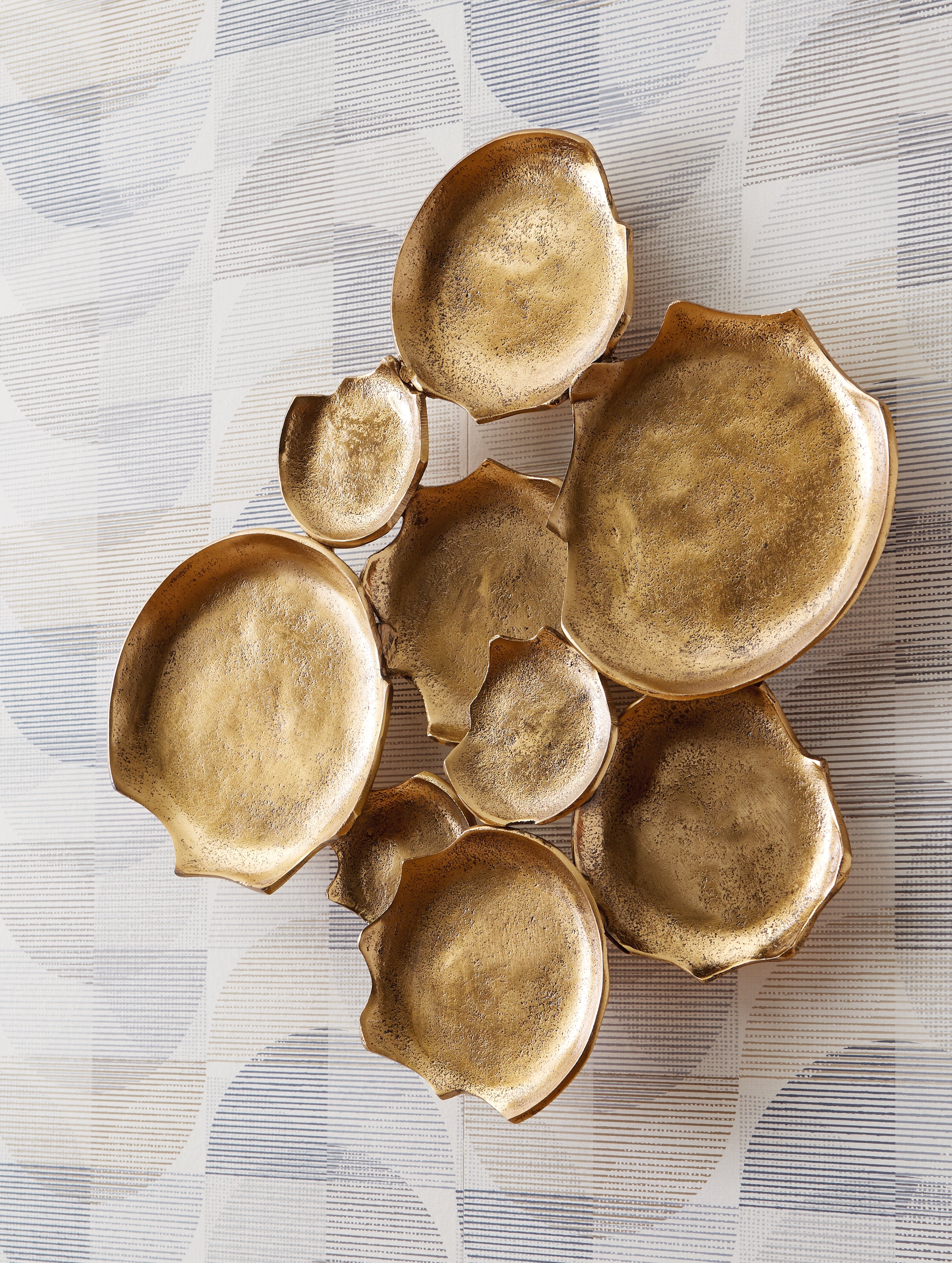 Diamond Furniture - Ashley Furniture - Gageton Wall Decor - Wall Decor / Antique Gold Finish - A8010335