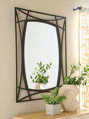 Diamond Furniture - Ashley Furniture - Freenville Mirror - Accent Mirror / Black - A8010408
