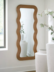 Diamond Furniture - Ashley Furniture - Ellisonville Mirror - Floor Mirror / Brown - A8010413