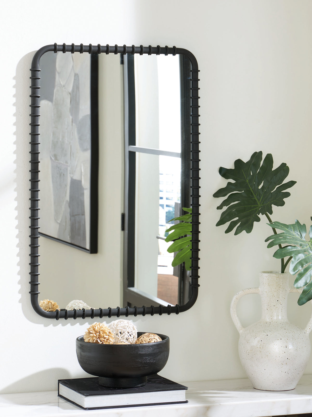 Diamond Furniture - Ashley Furniture - Judlow Mirror - Accent Mirror / Black - A8010419