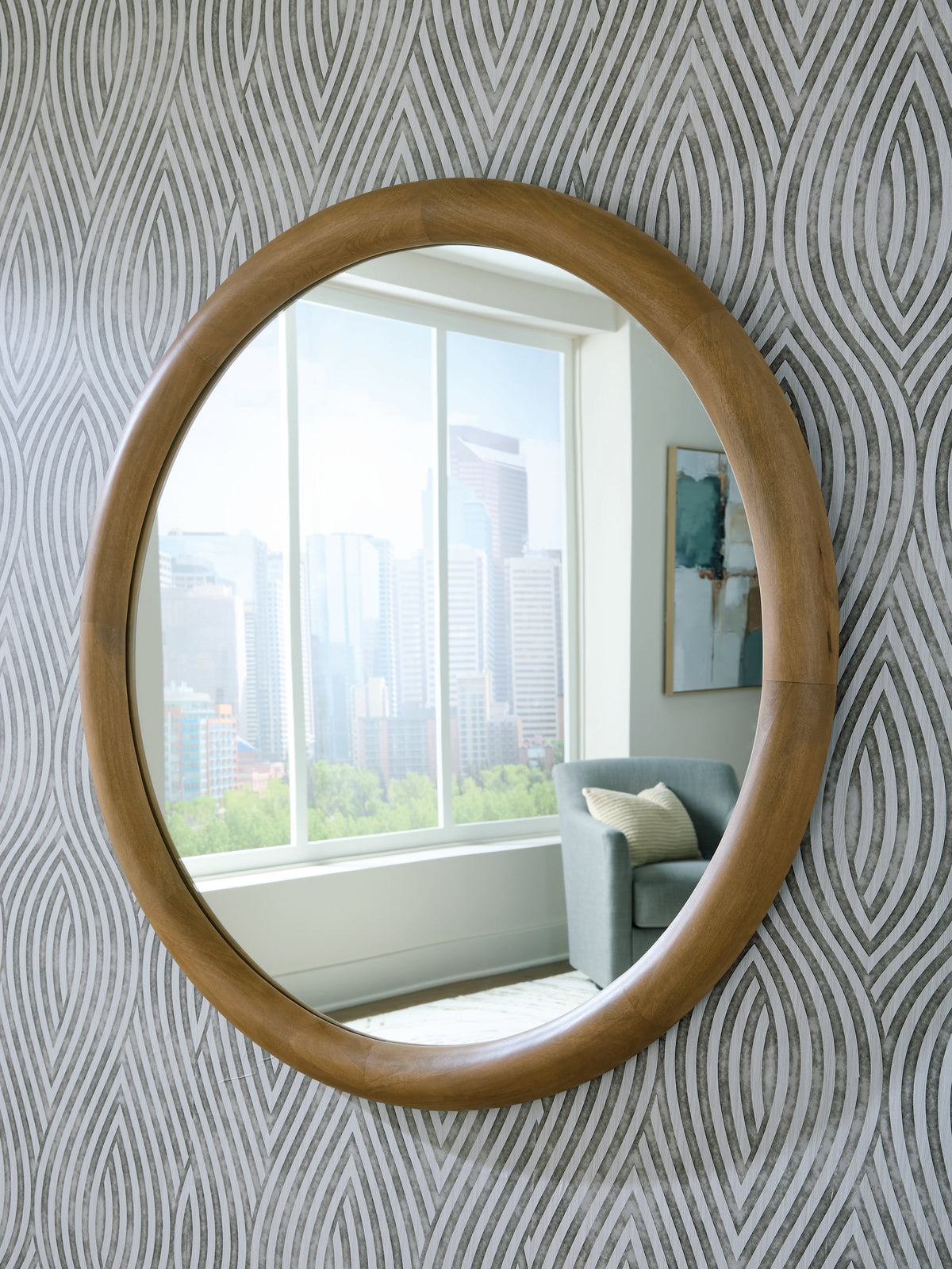 Diamond Furniture - Ashley Furniture - Yadiel Mirror - Accent Mirror / Brown - A8010426