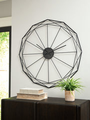 Diamond Furniture - Ashley Furniture - Arkthorne Wall Decor - Wall Clock / Black - A8010429