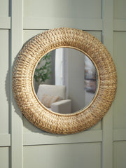 Diamond Furniture - Ashley Furniture - Briggsburg Mirror - Accent Mirror / Natural - A8010437