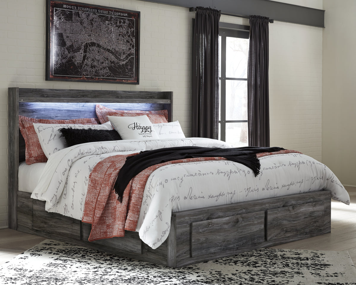 Diamond Furniture - Ashley Furniture - Baystorm Bedroom - Dresser and Mirror / Gray - B221B30