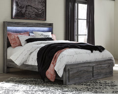 Diamond Furniture - Ashley Furniture - Baystorm Queen Panel Bed with 2 Storage Drawers - Queen Panel Bed with 2 Storage Drawers - B221B5