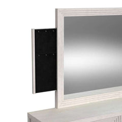 Dresser and Mirror in Antique White