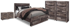 Diamond Furniture - Ashley Furniture - Derekson Queen Storage Bed, 2 Chests and 2 Nightstands - Queen Storage Bed, 2 Chests and 2 Nightstands - B200B71