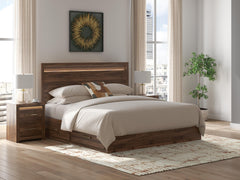 Diamond Furniture - Ashley Furniture - Janfyn King Panel Bed with Storage - King Panel Bed with Storage - PCB1010B9