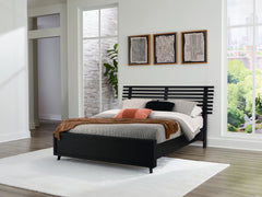 Diamond Furniture - Ashley Furniture - Danziar Queen Slat Panel Bed - Queen Slat Panel Bed - B1013B4