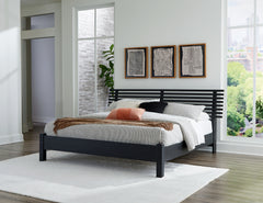 Diamond Furniture - Ashley Furniture - Danziar King Slat Panel Bed - King Slat Panel Bed - B1013B6
