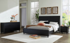 Diamond Furniture - Ashley Furniture - Danziar King Panel Bed, Dresser and Nightstand - King Panel Bed, Dresser and Nightstand - B1013B13