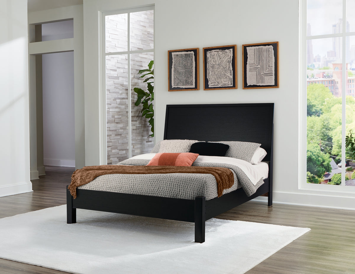 Diamond Furniture - Ashley Furniture - Danziar Queen Panel Bed - Queen Panel Bed - B1013B5